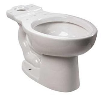 American Standard 3481.001.020 Cadet Pressure Assisted Elongated Toilet Bowl Only - White